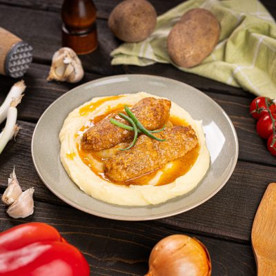 Cevabcici s cibulou, zemiakova kasa_223