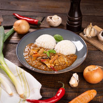 Cina z kuracieho masa, ryza_216