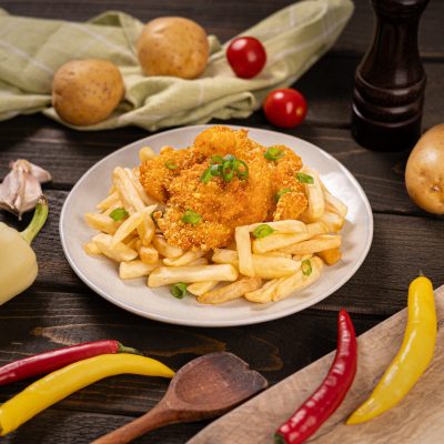 Kuracie stripsy, hranolky_407