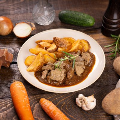 Opecena bravcova pecienka, americke zemiaky_118