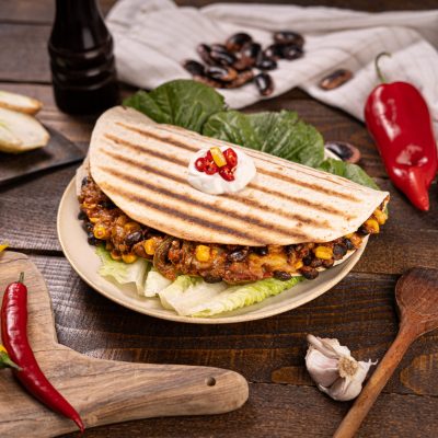 Tortila Picantes s trhanym bravcovym masom_411